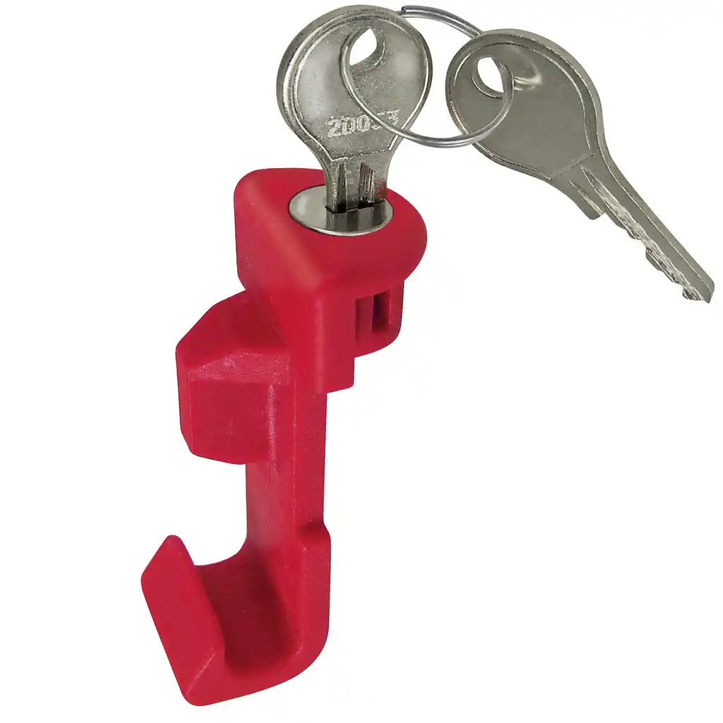 KLICKfix Lenker Adapter Taste mit Schloss  schwarz