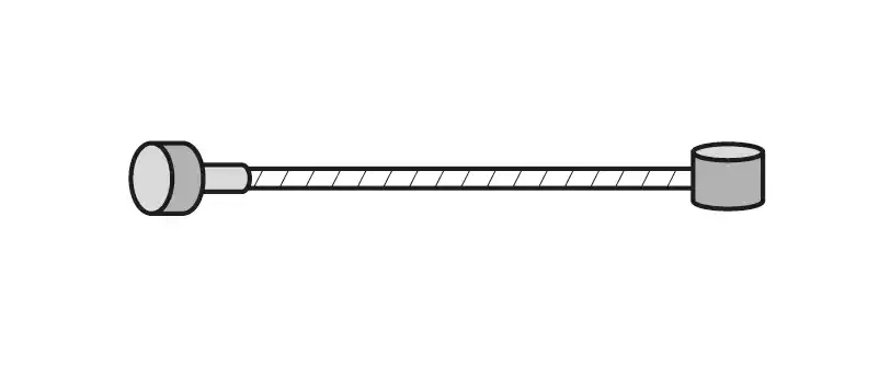 Teile fürs Rad Universal-Bremsseil   silber