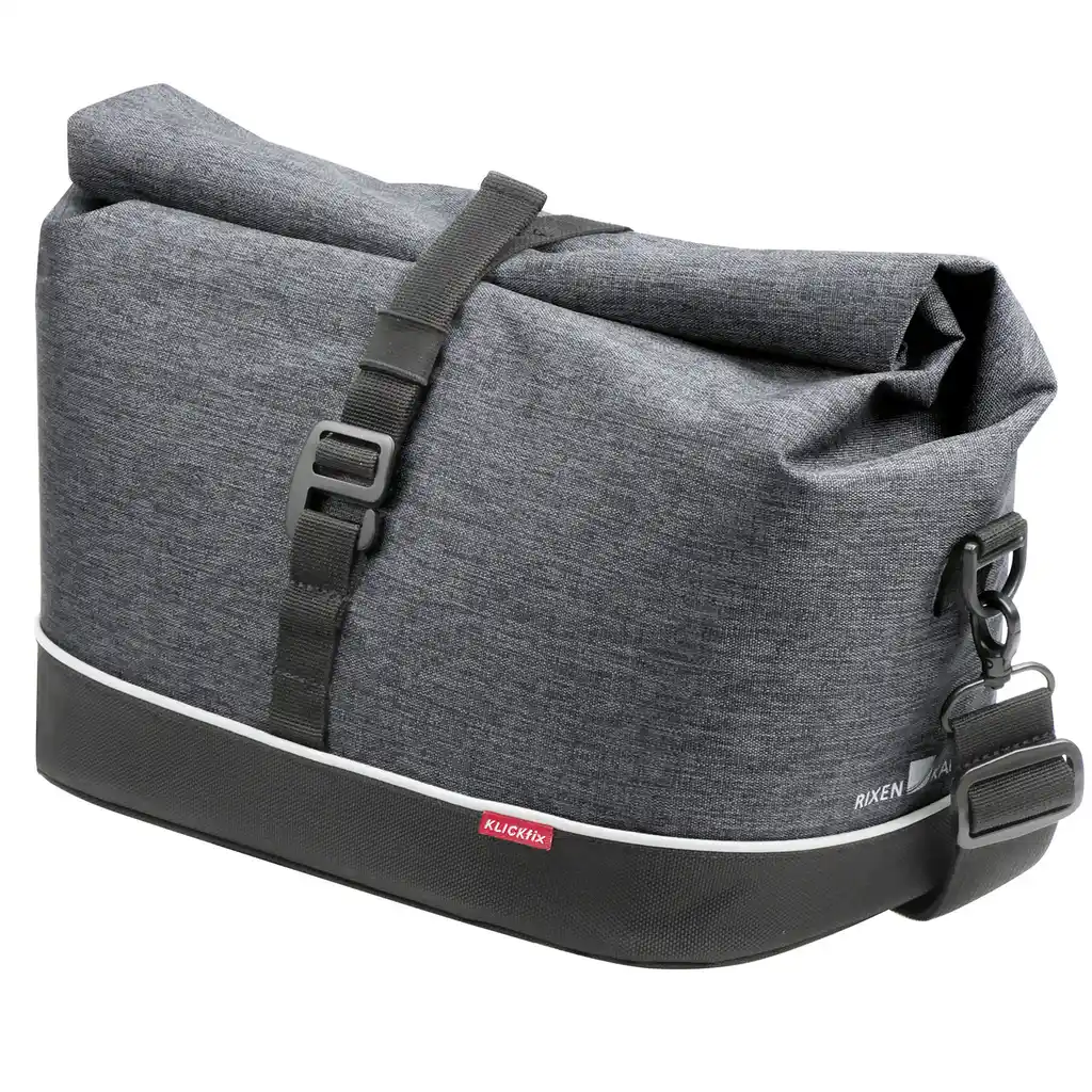KLICKfix Rackpack City mit KLICKfix UniKlip 2 Adapter grau