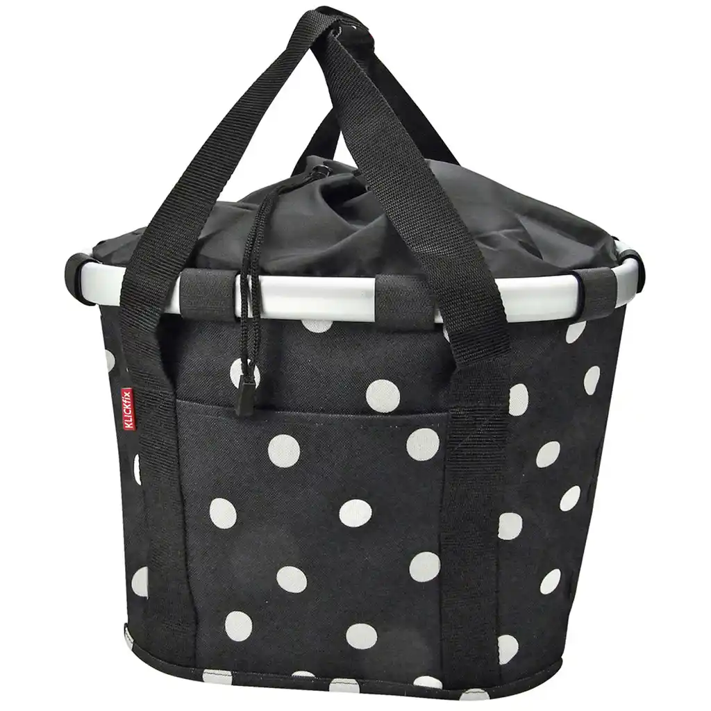 KLICKfix Reisenthel Bikebasket  black dots