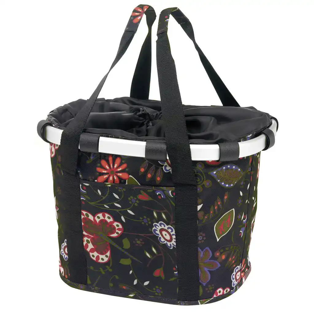 KLICKfix Reisenthel Bikebasket  folklore schwarz