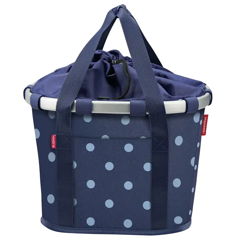 KLICKfix Reisenthel Bikebasket   mixed dots blue