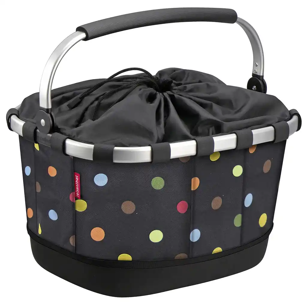 KLICKfix Reisenthel Carrybag GT mit KLICKfix Bodenkupplung für Racktime Gepäckträger dots