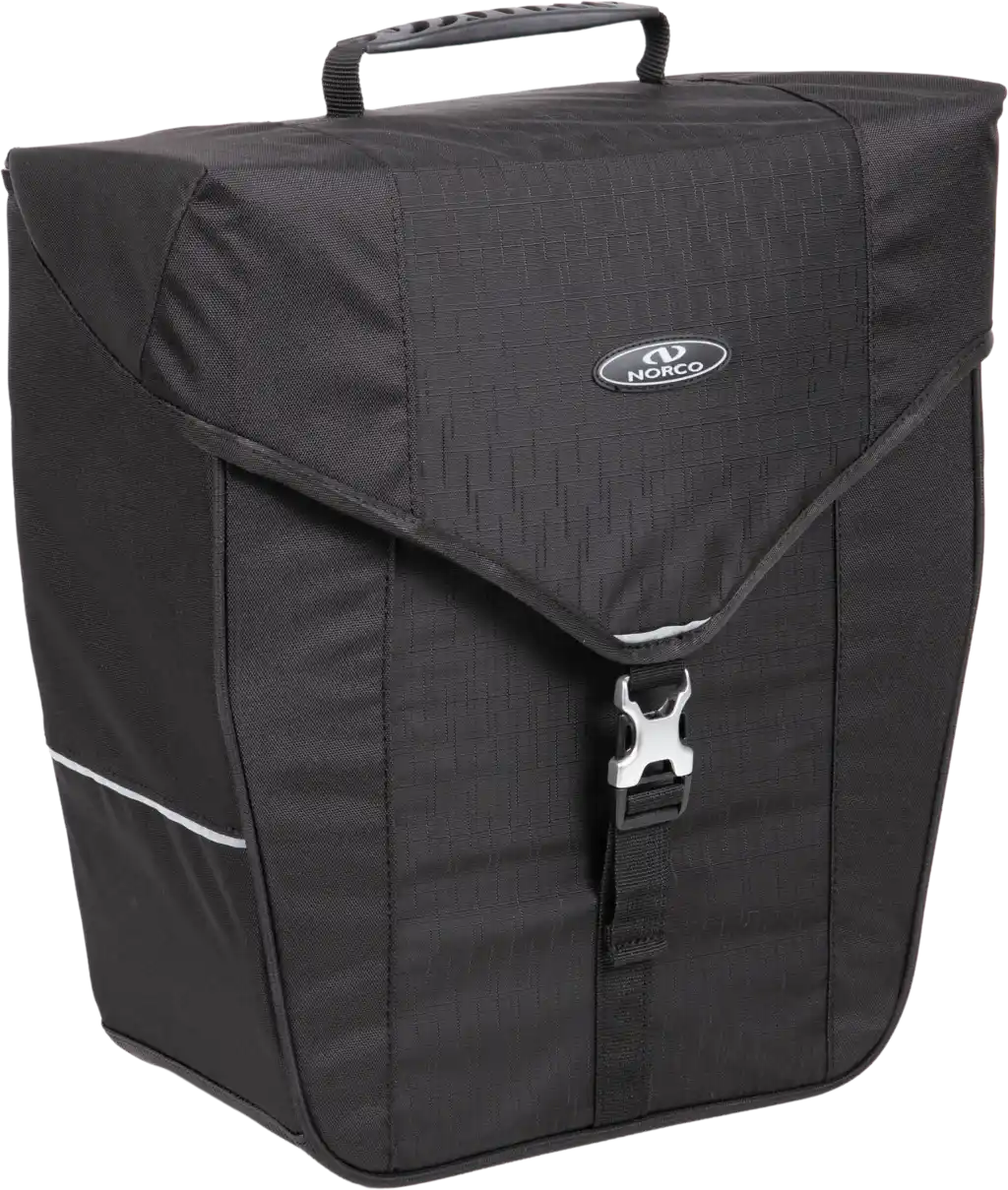 Norco Bandon City Tasche Mit KLICKfix Kompakt Schiene mit variabler Hakenposition schwarz