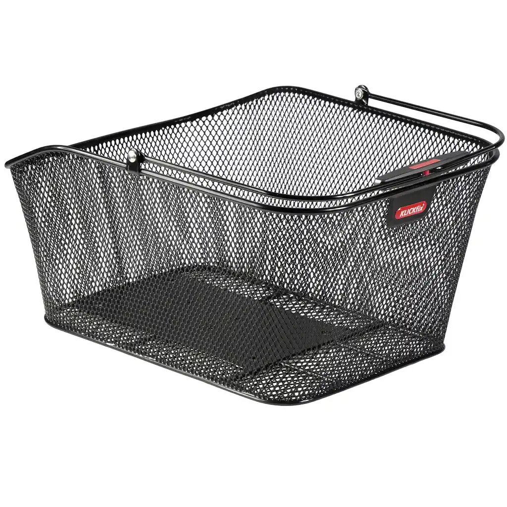 KLICKfix City Korb 2 mit KLICKfix KorbKlip 2 Adapter schwarz