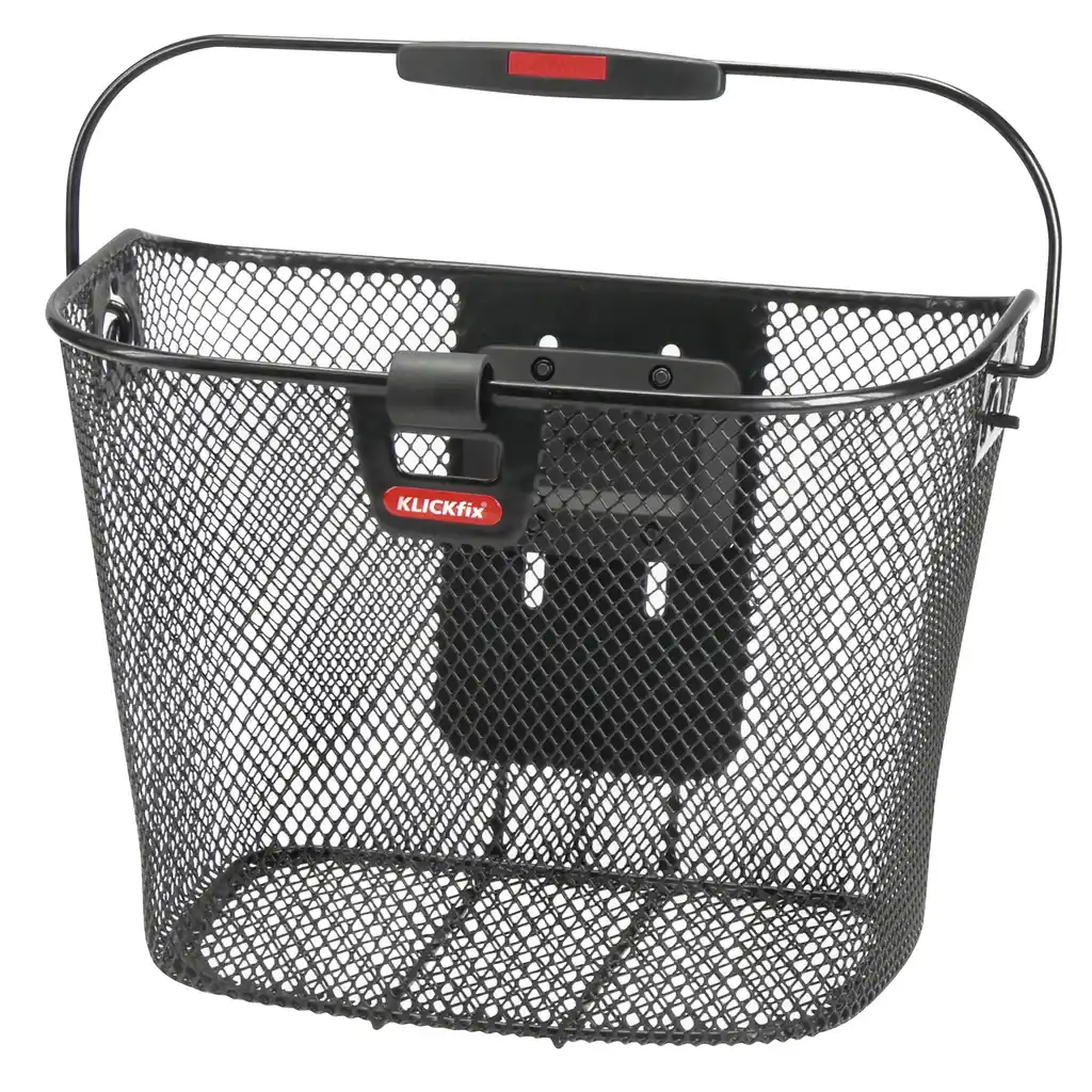 KLICKfix Uni Korb mit Lampenhalter  schwarz