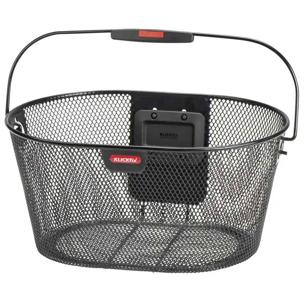 KLICKfix Oval Korb  schwarz