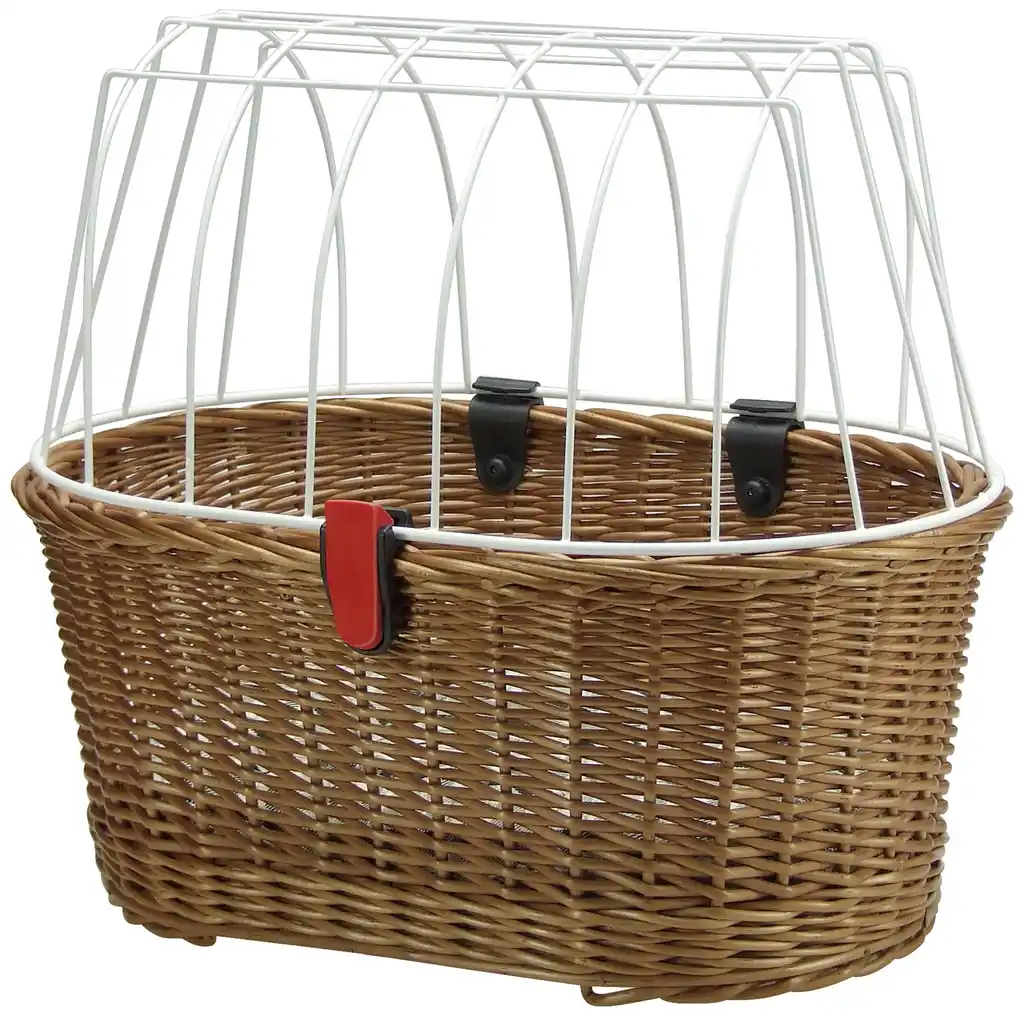 KLICKfix Doggy Basket zur Festmontage am Gepäckträger braun