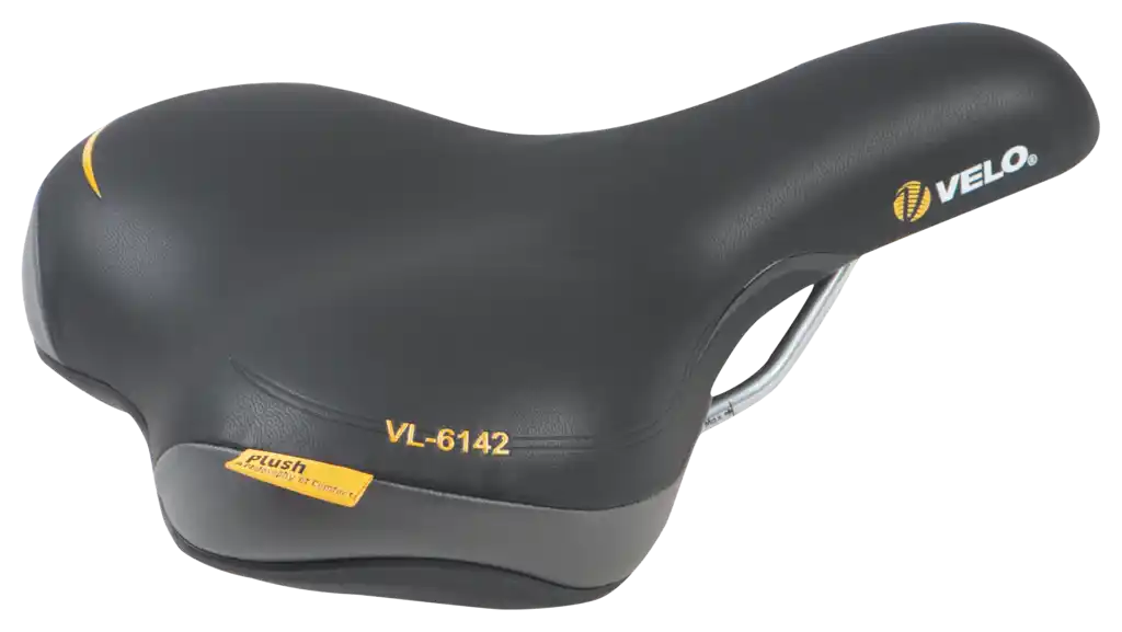 Velo Plush Trekkingsattel Damen  schwarz