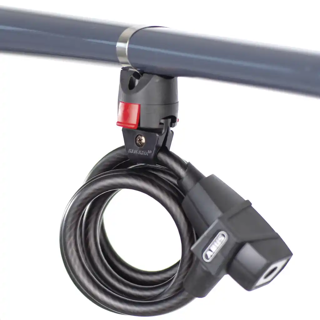 KLICKfix Mini Adapter mit Seilschlosshalter  schwarz