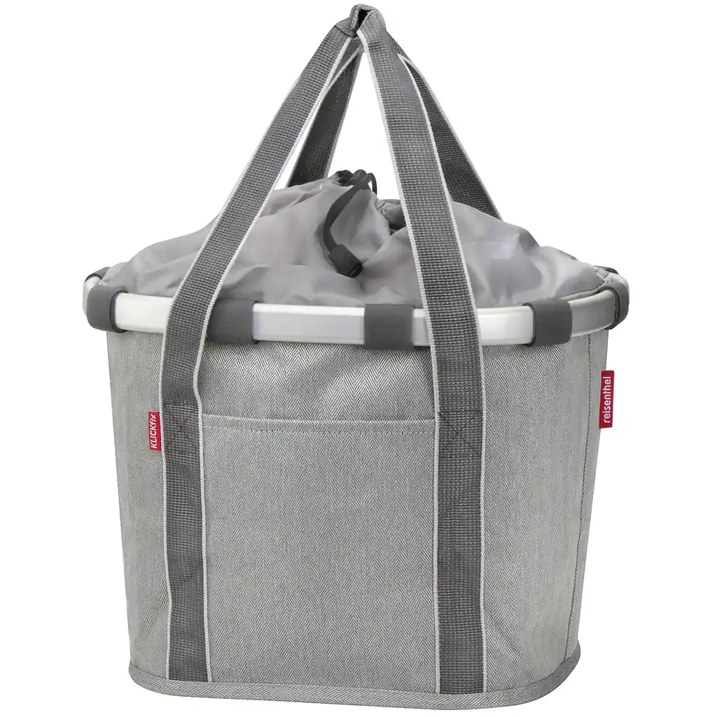 KLICKfix Reisenthel Bikebasket  heringbone grey