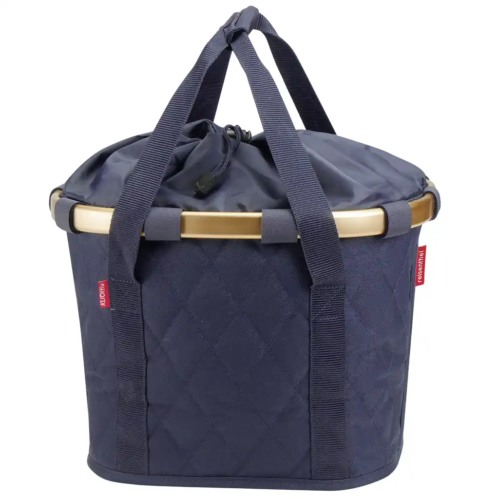 KLICKfix Reisenthel Bikebasket  rhombus midnight gold