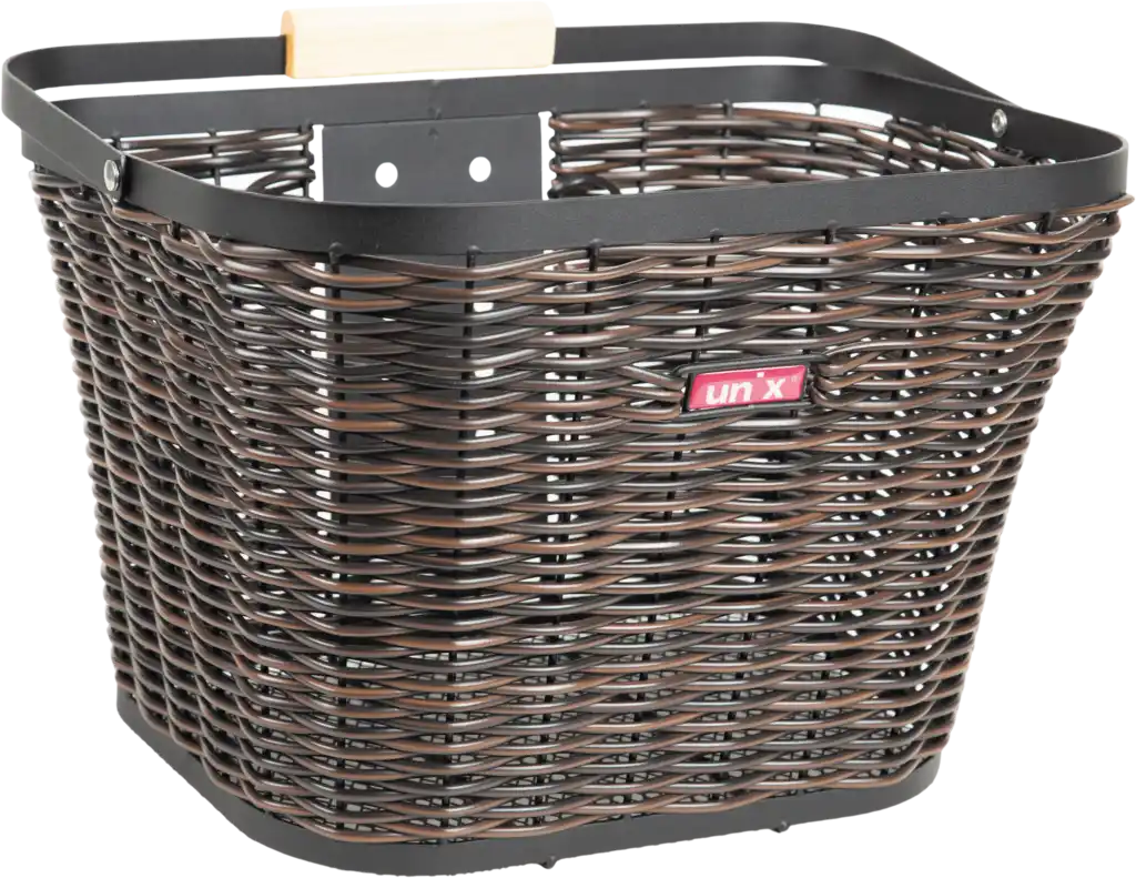 UNIX Bettino Vorderradkorb  schwarz/braun