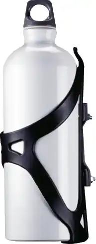 Teile fürs Rad Flaschenhalter für Alu-Flaschen  schwarz