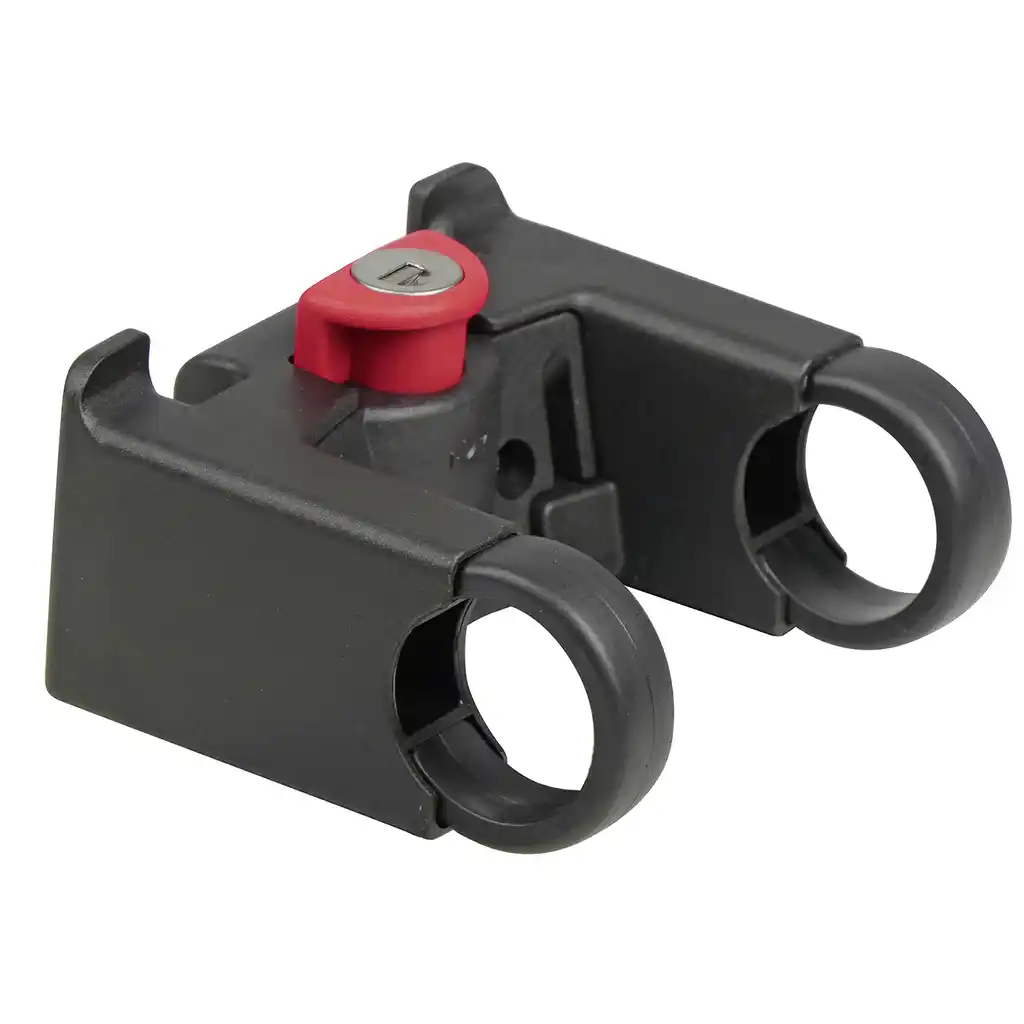 KLICKfix Lenker Adapter mit Schloss  schwarz